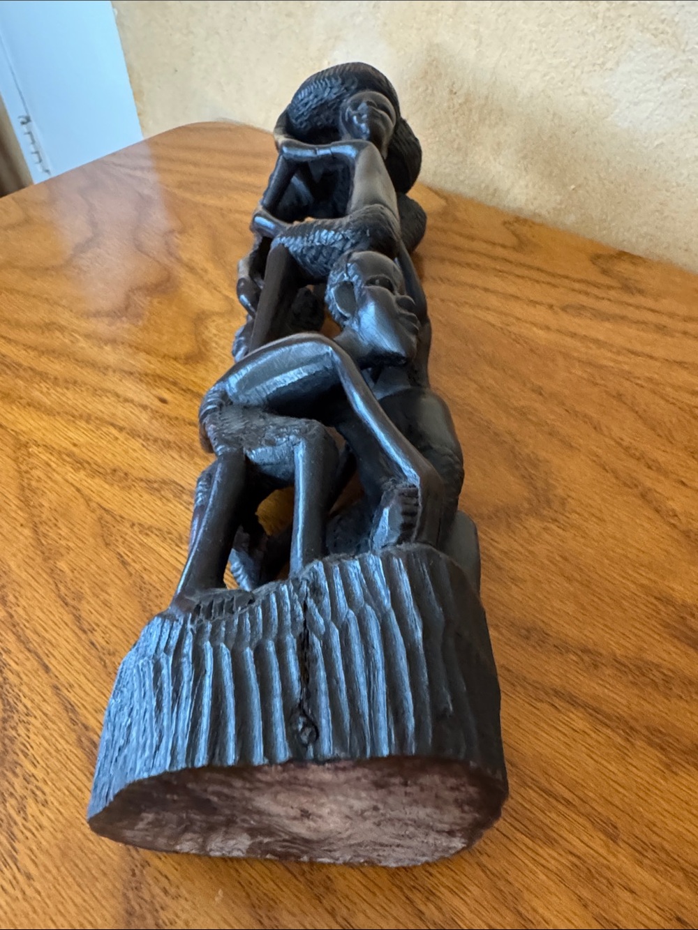 African Ebony Wood Sculpture-Tree of Life-Makonde Tribe - Picture 8 of 15